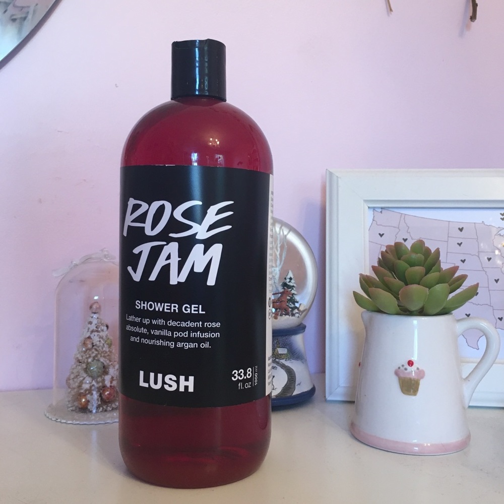 Lush Rose Jam Shower Gel 33.8 Oz
